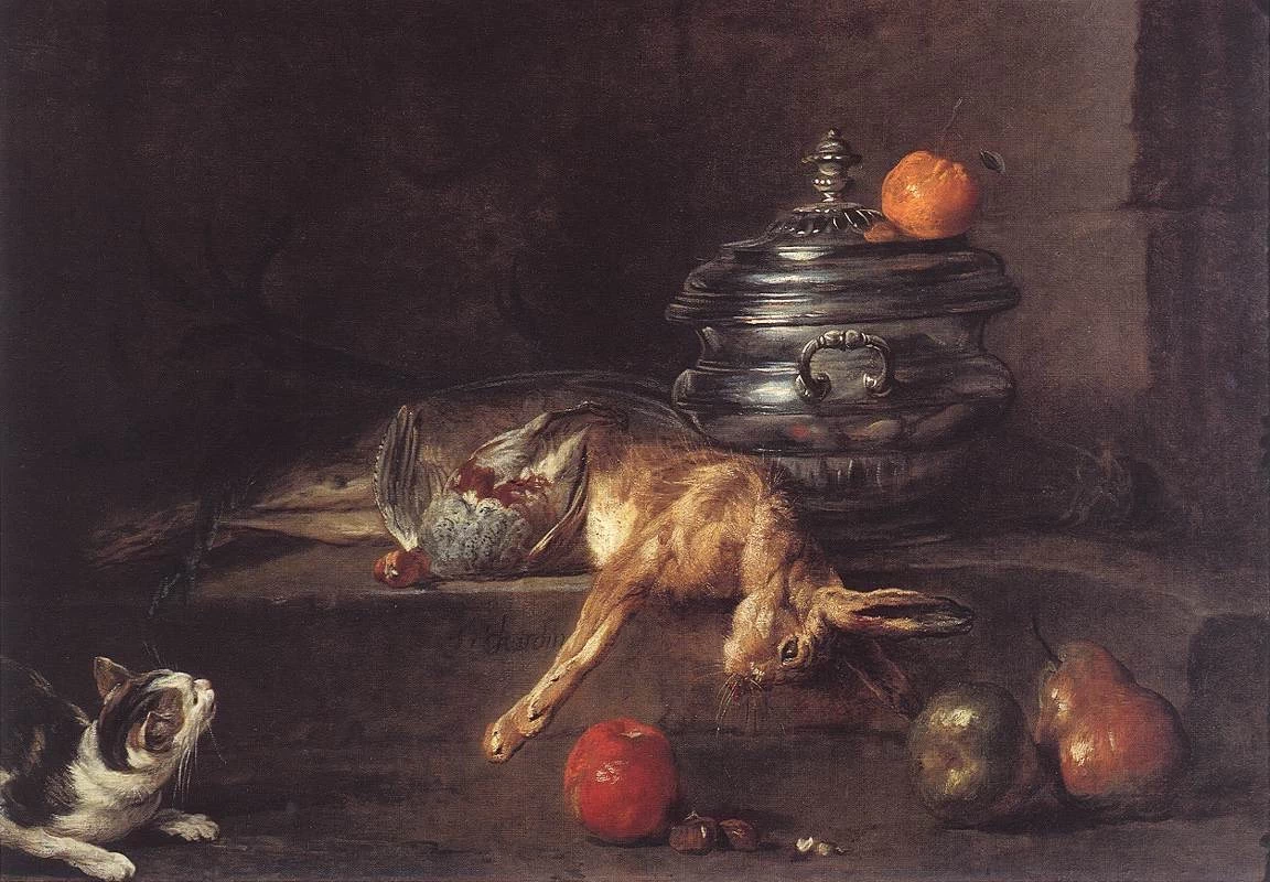 Jean Siméon Chardin - La zuppiera d'argento, Metropolitan Museum of Art, Manhattan, New York Cit